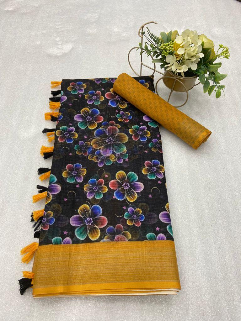 Bhargavi Digital Printed Non Catalog Sarees
